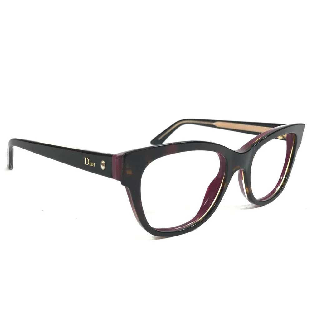 Christian Dior Eyeglasses Frames Montaigne n06 G90 Tortoise Purple 50-18-140